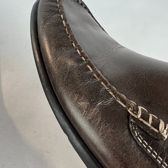 ECCO 43 Loafer Shoes Mens‎ 9 Brown Leather Classic Moc Casual Comfort Slip On main image 14